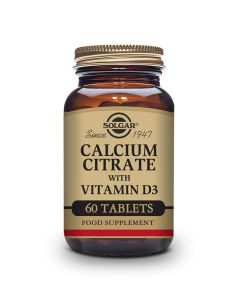 Solgar Kalcijum citrat plus vitamin D3 60 tableta