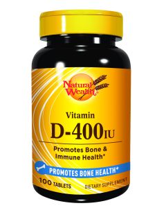 Natural Wealth Vitamin D 400 iu 100 tableta