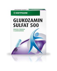 Dietpharm Glukozamin sulfat 500, 30 kapsula