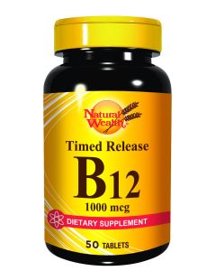 Natural Wealth Vitamin B12 1000 mcg 50 tableta