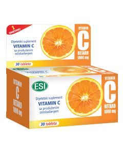 Vitamin C retard 1000mg 30 kapsula