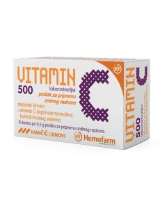 Vitamin C 500mg 10 kesica