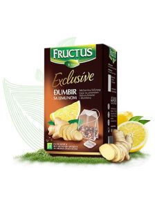Fructus čaj Đumbir sa limunom 20 kesica