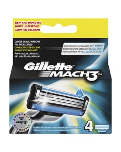Gillette Mach 3 dopuna uložak za brijač, 4 komada