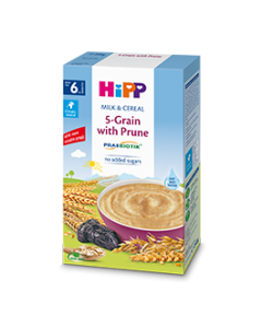 Hipp Instant mlečna kaša sa 5 vrsta žitarica i suvom šljivom 250g