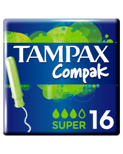 Tampax Compak Super, 16 tampona