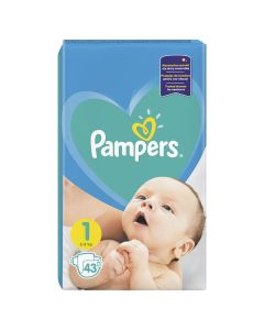 Pampers Active Baby VP pelene, veličina 1 (2-5 kg), 43 komada