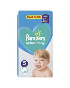 Pampers Active Baby JPM pelene, veličina 5 (11-16 kg), 54 komada