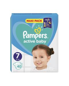 Pampers Active Baby VPP pelene, veličina 7 (15+ kg), 40 komada