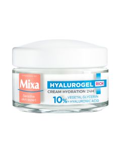 Mixa Hyalurogel Rich nega za intenzivnu hidrataciju osetljive i suve kože 50 ml