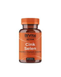 BiVits Activa Cink Selen, 60 tableta