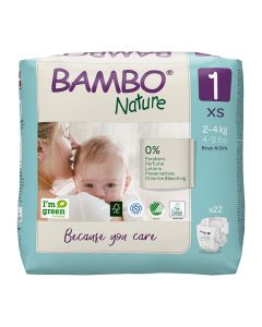 Bambo Nature Eco-Friendly 1, 22 komada