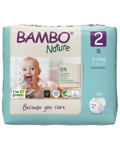 Bambo Nature Eco-Friendly 2 pelene, 30 komada