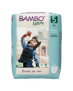 Bambo Nature gaćice 5 (12-18kg), 19 komada