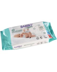 Bambo Eco-Friendly vlažne maramice, 50 komada
