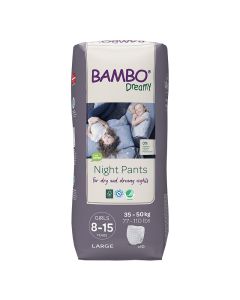 Bambo Dreamy noćne gaćice Ž 8-15god (35-50kg), 10 komada