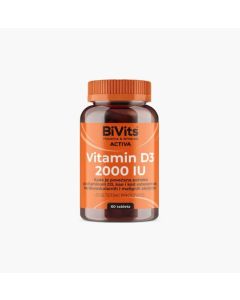 BiVits Activa Vitamin D3 2000IU, 60 tableta