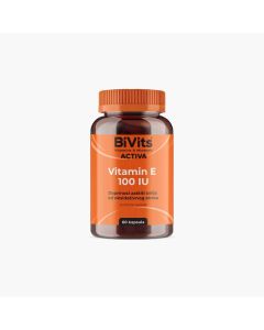 BiVits Activa vitamin E 100IU, 60 kapsula