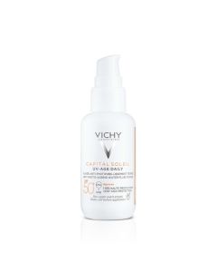 Vichy Capital Soleil UV Age Daily Tonirani Vodeni fluid protiv znakova fotostarenja SPF 50+, 40 ml