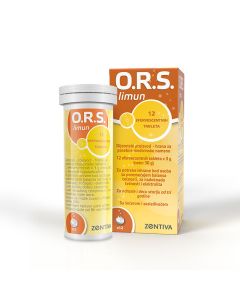ORS limun, šumeće tablete za rehidrataciju 12x3g