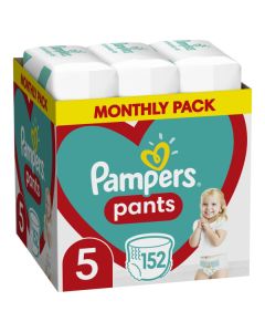 Pampers  Pants Monthly Pack Pelene gačice S5 12-17kg 152 komada