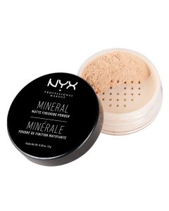 Mineralni puder u prahu za lice sa mat finišom NYX Professional Makeup 8g Light/Medium