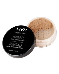 Mineralni puder u prahu za lice sa mat finišom NYX Professional Makeup 8g Medium/Dark