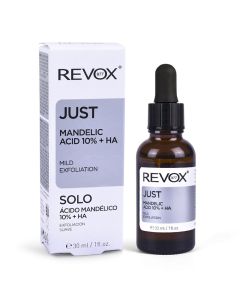 Revox B77 Noćni serum za blagi piling lica Just mandelinska kiselina i hijaluronska kiselina 30ml
