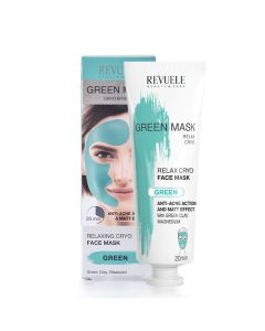 Revuele zelena maska za čišćenje lica sa efektom hlađenja anti-acne 80ml