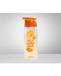 Flaša za vodu sa umetkom za voće narandžasta 700ml