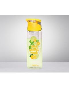 Flaša za vodu sa umetkom za voće žuta 700 ml