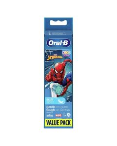 Oral B Spiderman nastavak za dečiju električnu četkicu, 4 komada