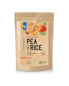 Nutriversum Vegan Pea and Rice (Izolat proteina graška i pirinča) ukus breskva 500g