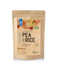 Nutriversum Vegan Pea and Rice (Izolat proteina graška i pirinča) ukus lešnik 500g