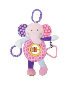 Lorelli Bertoni Plišana igračka za bebe Activity slonče roze