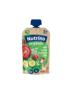 Nutrino Organic pauc jabuka, banana, malina, pirinač 100g