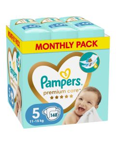 Pampers Monthly Pack Premium Care S5 11-15kg 148 komada