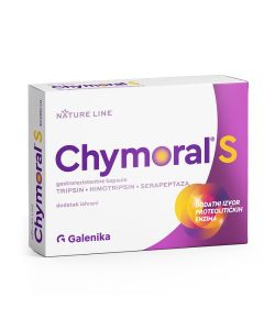 Chymoral S, gastrorezistentne kapsule, 10 kapsula