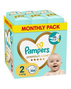 Pampers Monthly Pack Premium S2 4-8 kg 224 komada