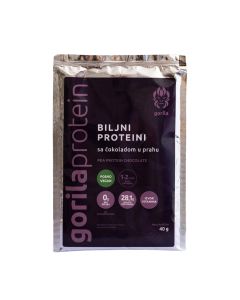 Gorila Biljni proteini sa čokoladom u prahu 40g