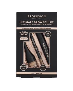 Profusion Ultimate Brow Sculpt set za obrve - Soft Brown