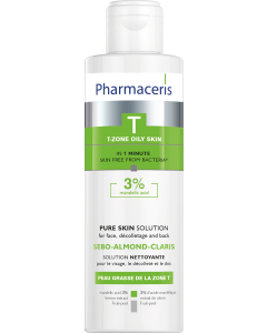 Pharmaceris T Sebo-Almond-Claris Rastvor za čistu kožu za lice dekolte i leđa 190ml