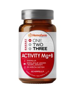 One Two Three Activity Mg+B 60 kapsula