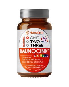 One Two Three Imunocink za decu 60 tableta za žvakanje