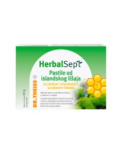 Dr.Theiss Herbalsept pastile od islandskog lišaja sa medom i vitaminom C 24 pastile