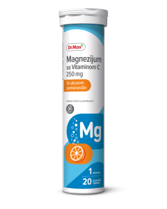 Dr.Max Magnezijum sa vitaminom C 20 šumećih tableta