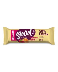 GOOD by Dr. Max® Protein Bar 50% Raspberry Muffin 50g