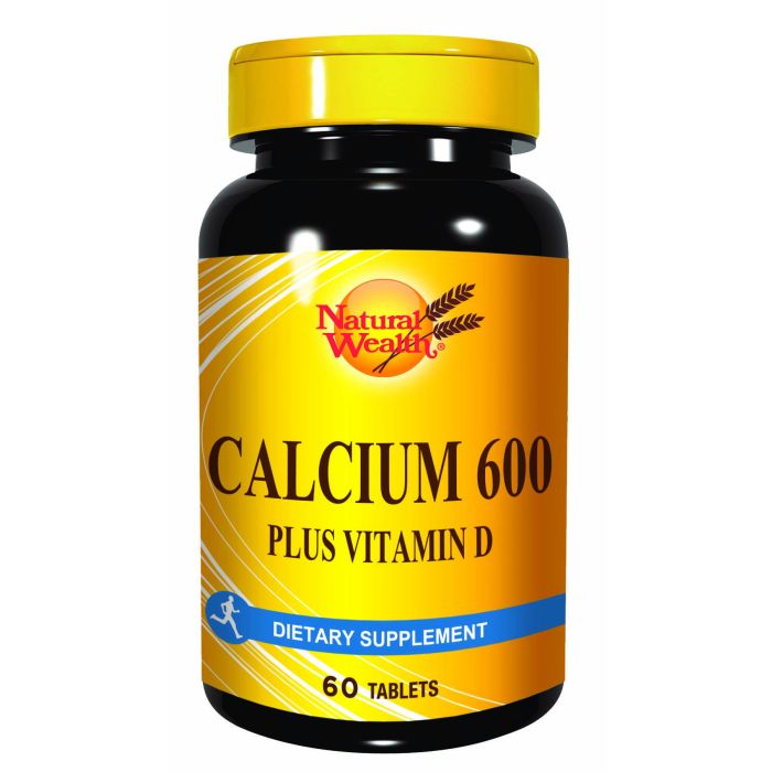 Natural Wealth Kalcijum 600 mg plus vitamin D 60 tableta
