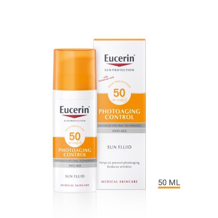 Eucerin Anti-age fluid za zaštitu od sunca spf50+ 50 ml