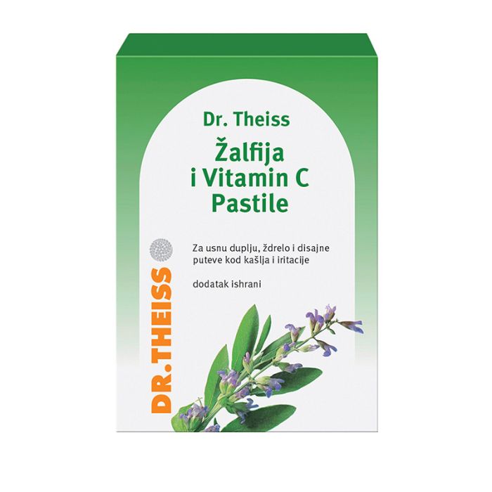 Dr.Theiss Žalfija i vitamin C 24 pastila